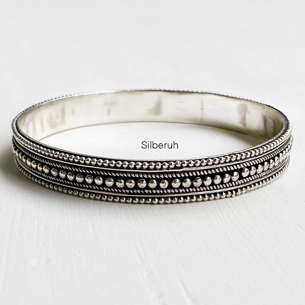 Silver Rava Kada Bangle