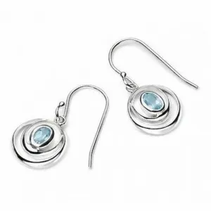 Sky Blue Topaz Drop Earring