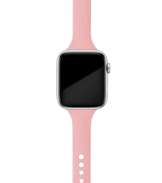 Slim Strap Series 7 6 5 Soft Sports Silicone Wristband Rubber Bracelet