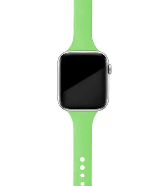 Slim Strap Series 7 6 5 Soft Sports Silicone Wristband Rubber Bracelet