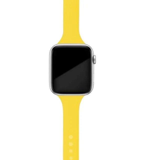 Slim Strap Series 7 6 5 Soft Sports Silicone Wristband Rubber Bracelet