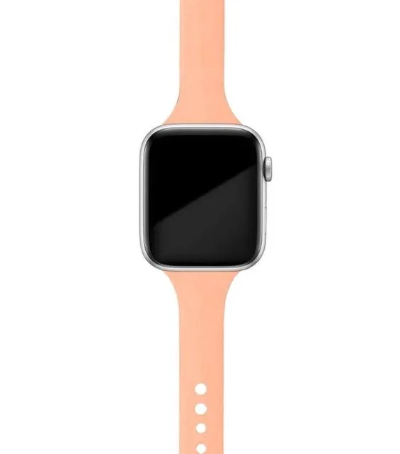 Slim Strap Series 7 6 5 Soft Sports Silicone Wristband Rubber Bracelet
