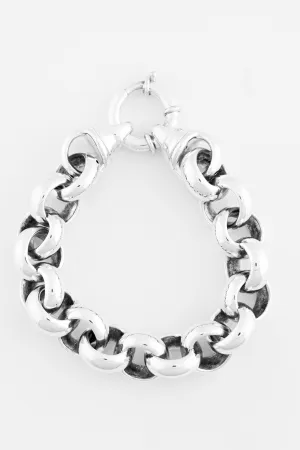 SS09 Silver Belcher Link Bracelet