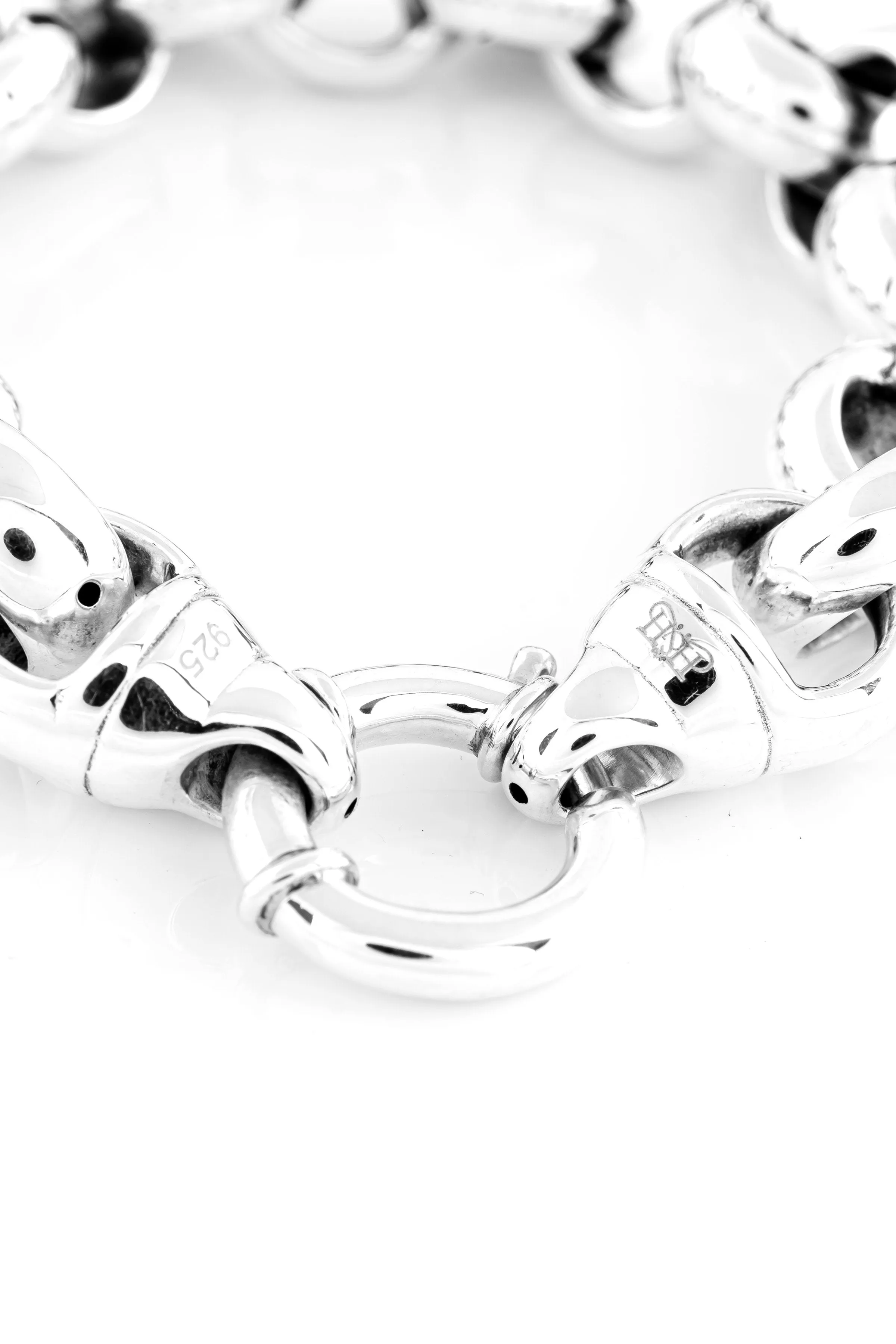 SS09 Silver Belcher Link Bracelet