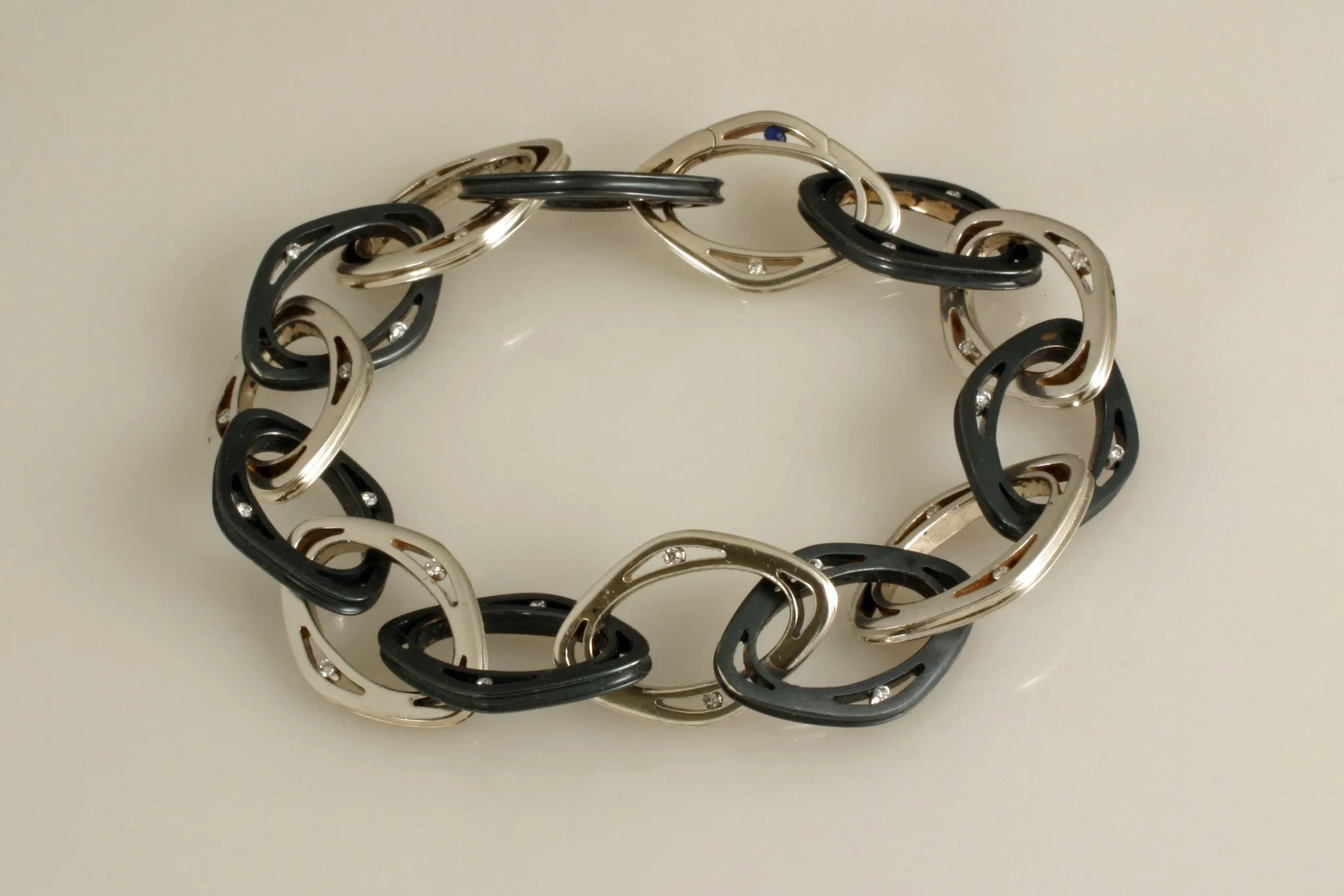 SS4510D/O & SS4511D/O Link Bracelets, Viewpoints Eclipse Collection