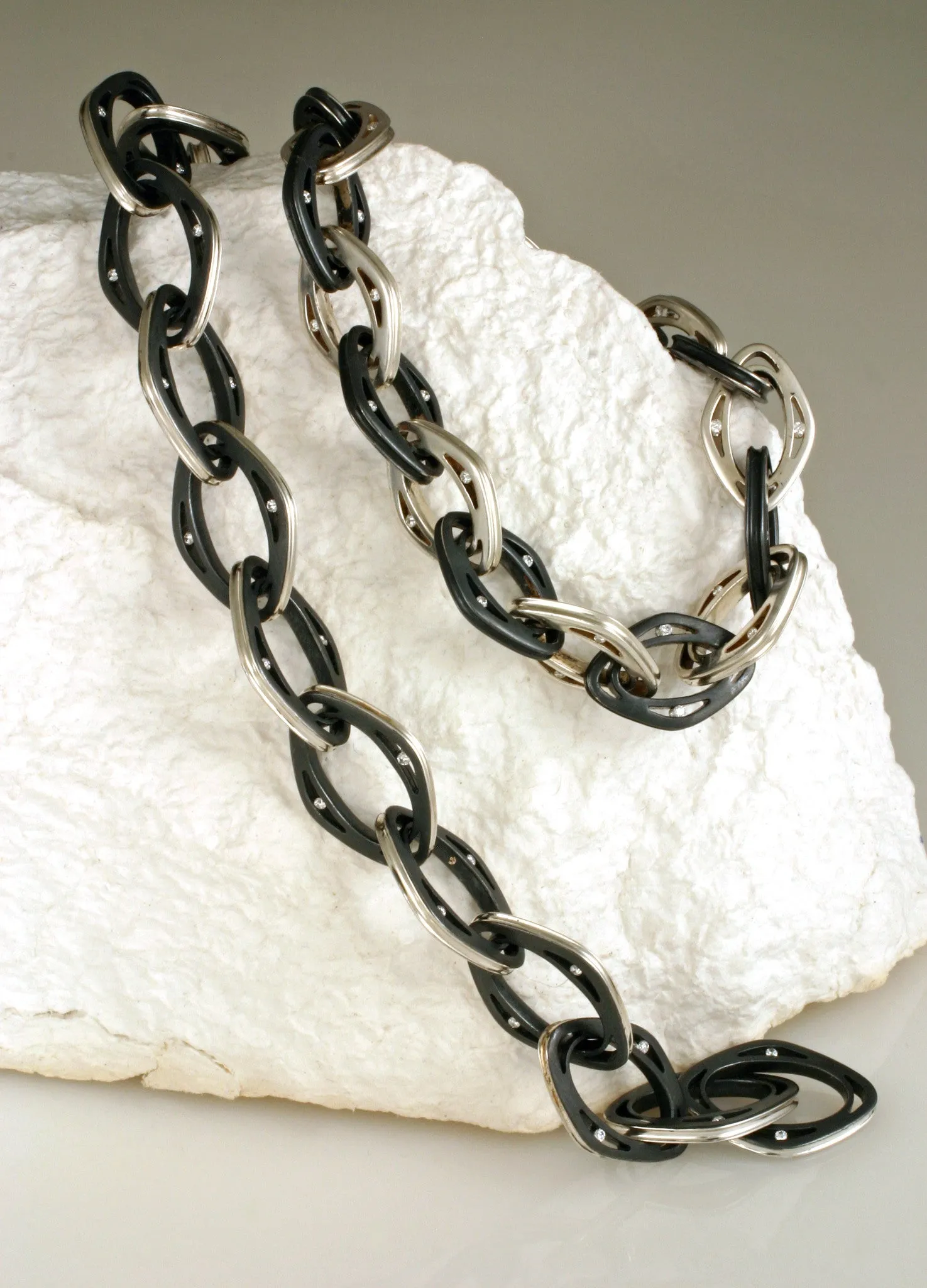 SS4510D/O & SS4511D/O Link Bracelets, Viewpoints Eclipse Collection