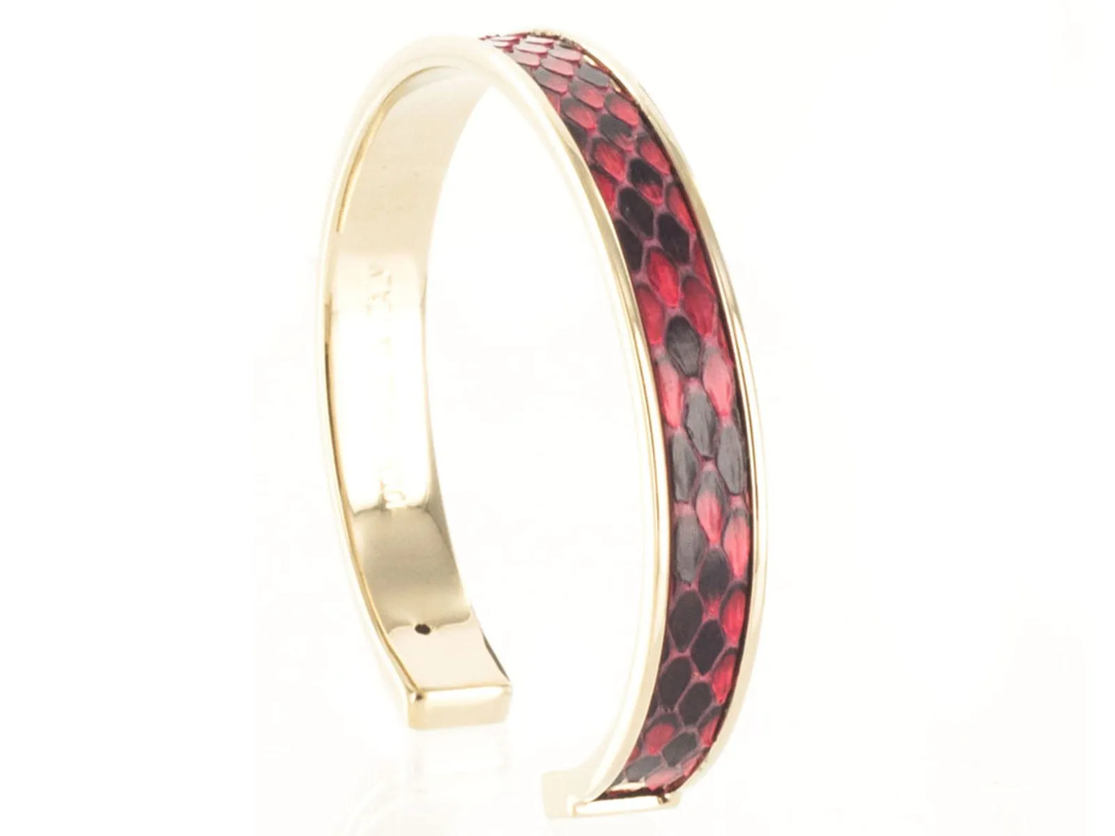 Stamerra PICCOLO PITTONE RO Red Genuine Python Bracelet