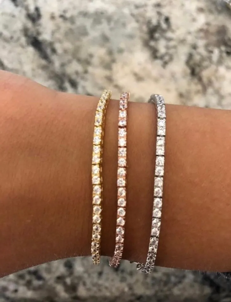 Thick Tennis Bracelet