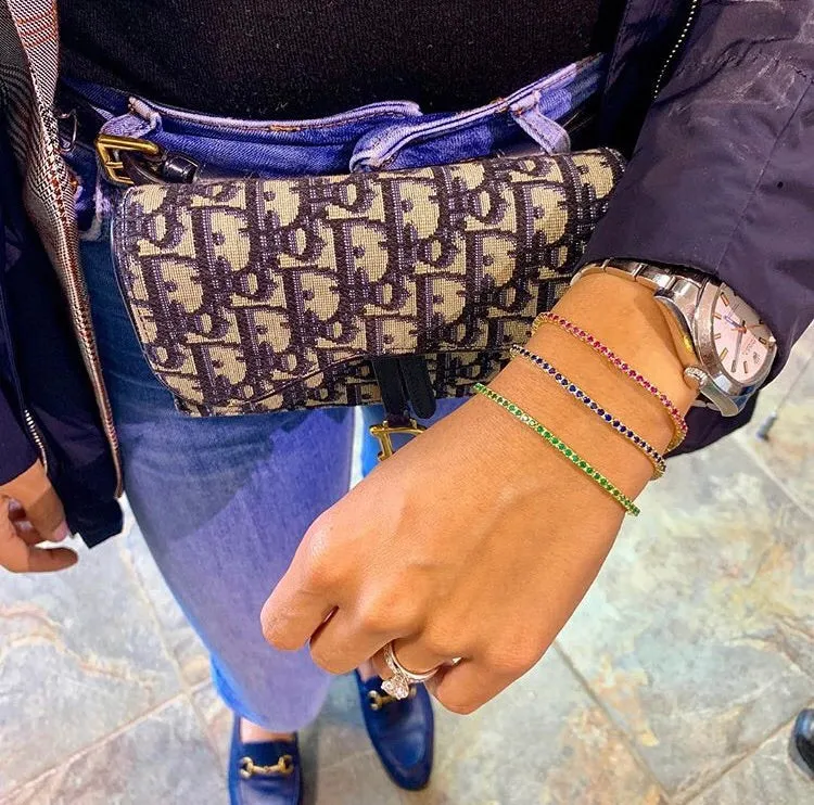 Thick Tennis Bracelet