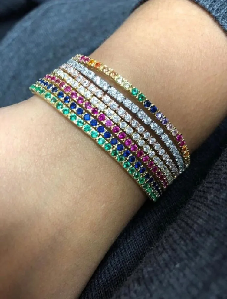 Thick Tennis Bracelet