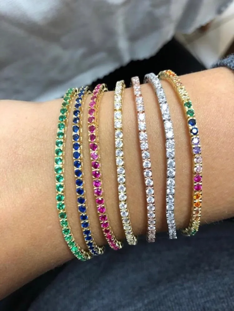 Thick Tennis Bracelet