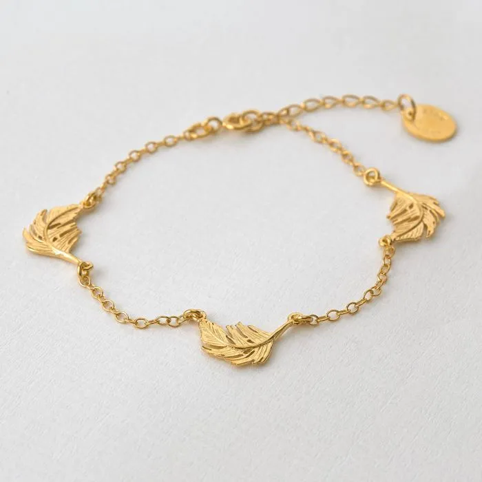 Three Feather Bracelet