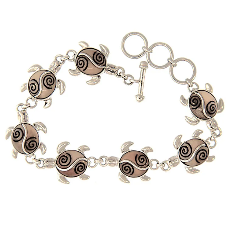Turtle Bracelet, Sterling